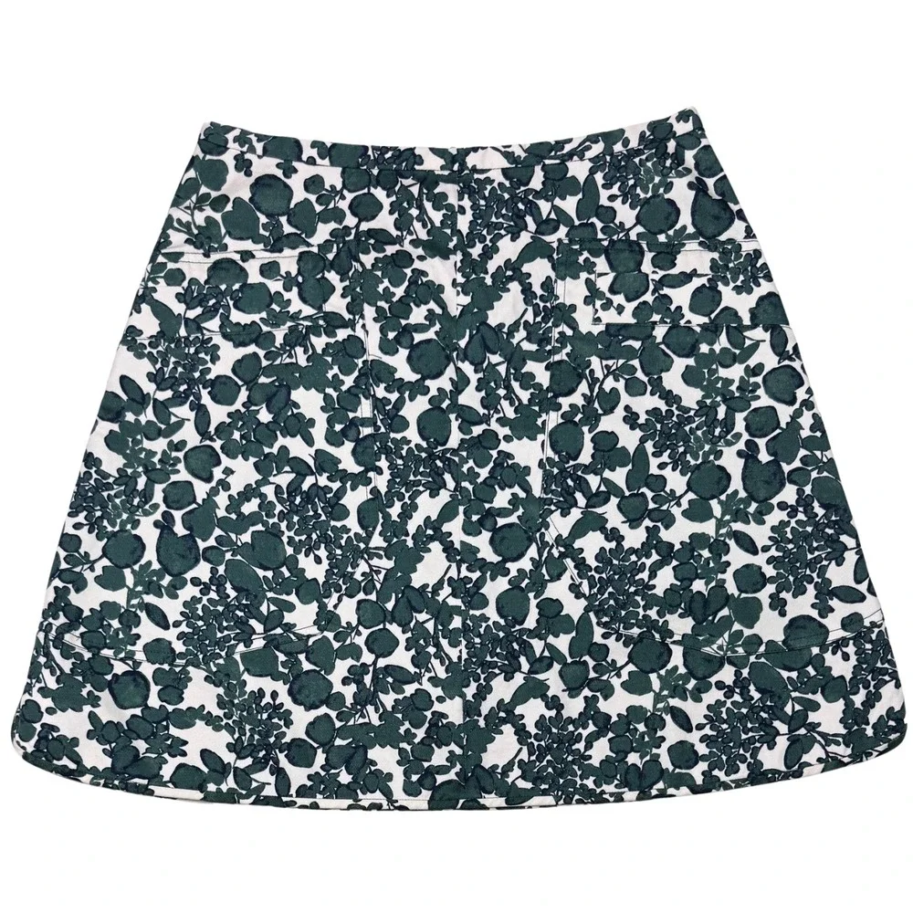 Tory Burch Skirt Womens Vine Patterned Priscilla Size 4 Preppy Boho‎ Chic Floral